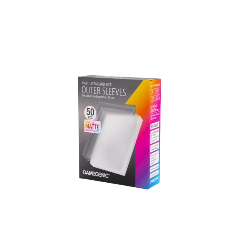 Gamegenic Outer Sleeves Prime Matte Standard Size (50 Sleeves Per Pack)
