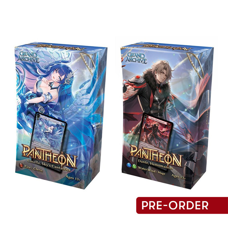 Grand Archive TCG .asphodel/cantabile Pantheon Decks (Pair)