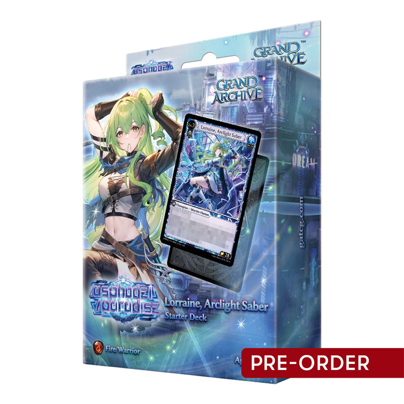 Grand Archive TCG .asphodel/paradise Starter Deck Lorraine Arclight Saber