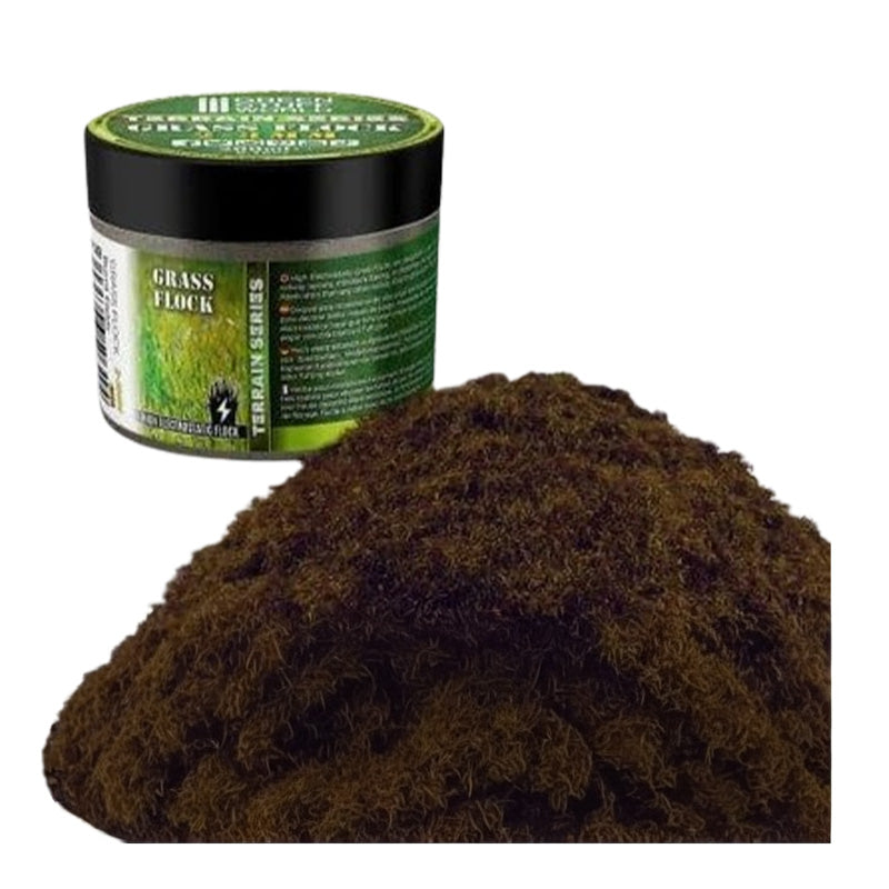 Green Stuff World Flock 2-3mm 200ml - Burnt Fields