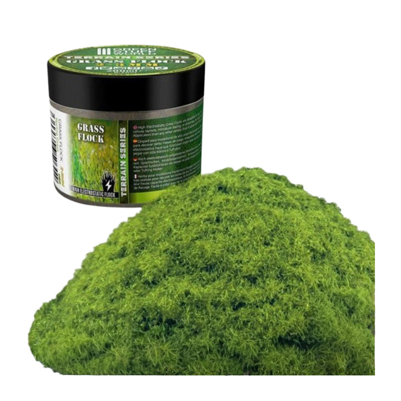 Green Stuff World Flock 2-3mm 200ml - Spring Grass