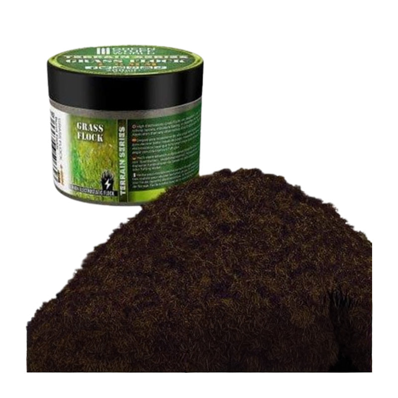 Green Stuff World Flock 4-6mm 200ml - Burnt Fields