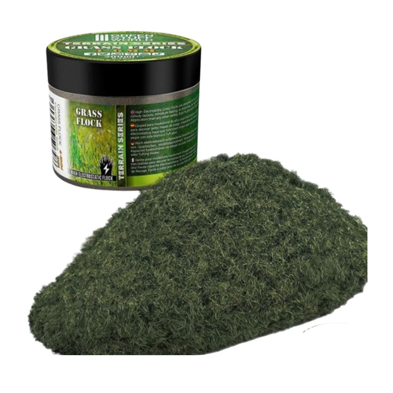 Green Stuff World Flock 4-6mm 200ml - Countryside Scrub
