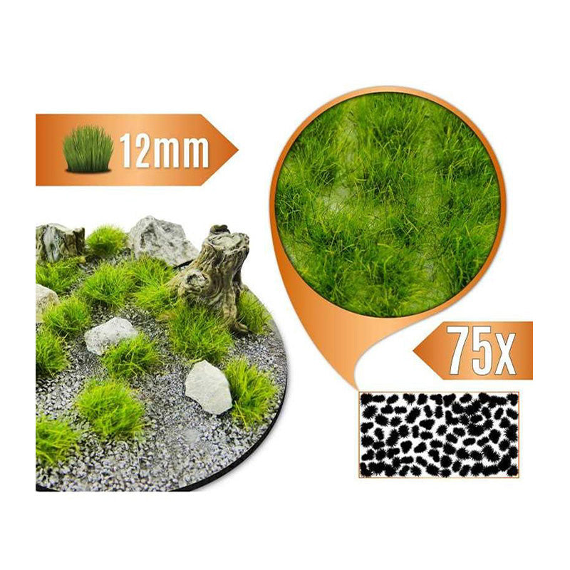 Green Stuff World Grass Tufts XXL 12mm - Realistic Green