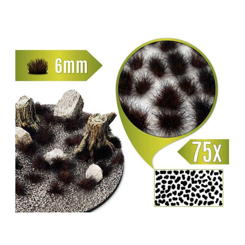 Green Stuff World Grass Tufts XXL 6mm - Burnt