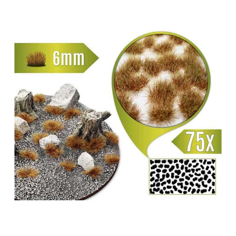 Green Stuff World Grass Tufts XXL 6mm - Dry Brown