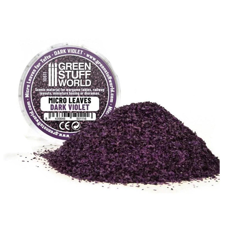 Green Stuff World Micro Leaves - Dark Violet Mix