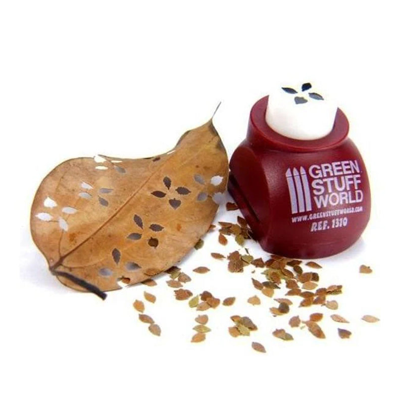 Green Stuff World Miniature Leaf Punch - Red