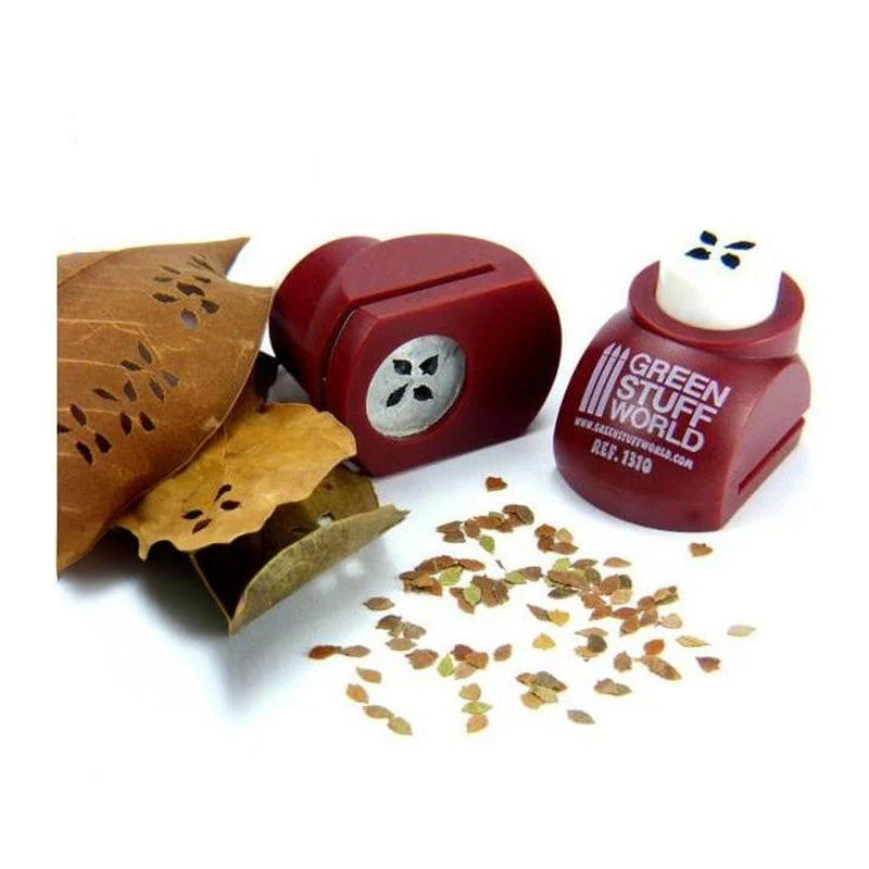Green Stuff World Miniature Leaf Punch - Red