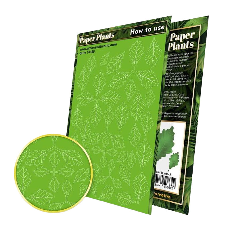 Green Stuff World Paper Plants - Burdock