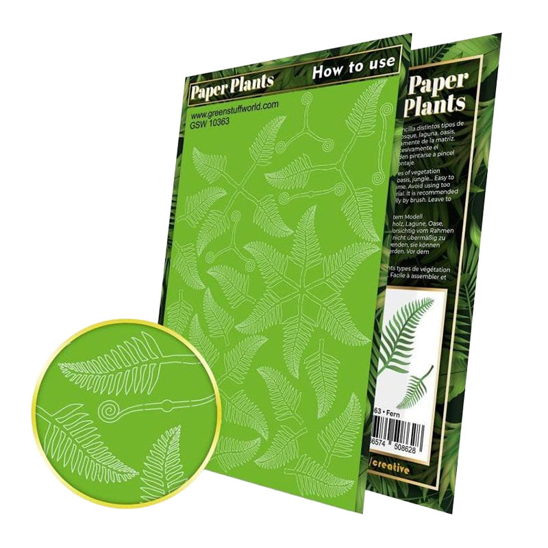 Green Stuff World Paper Plants - Fern