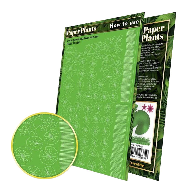 Green Stuff World Paper Plants - Lily Pads