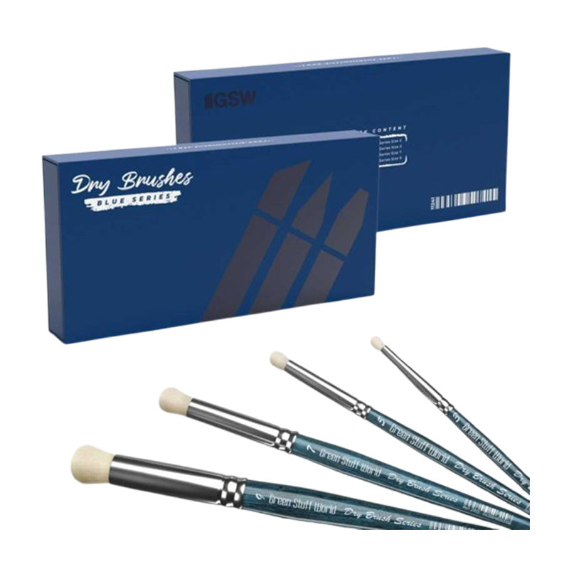 Green Stuff World Premium Dry Brush Set - Blue Series