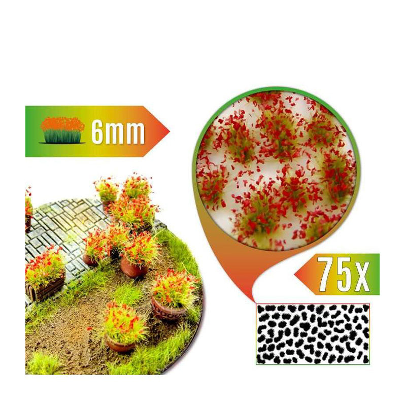 Green Stuff World Shrub Tufts 6mm - Red