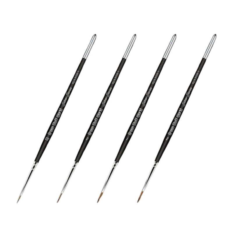 Green Stuff World Silver Series Paint Brush Set