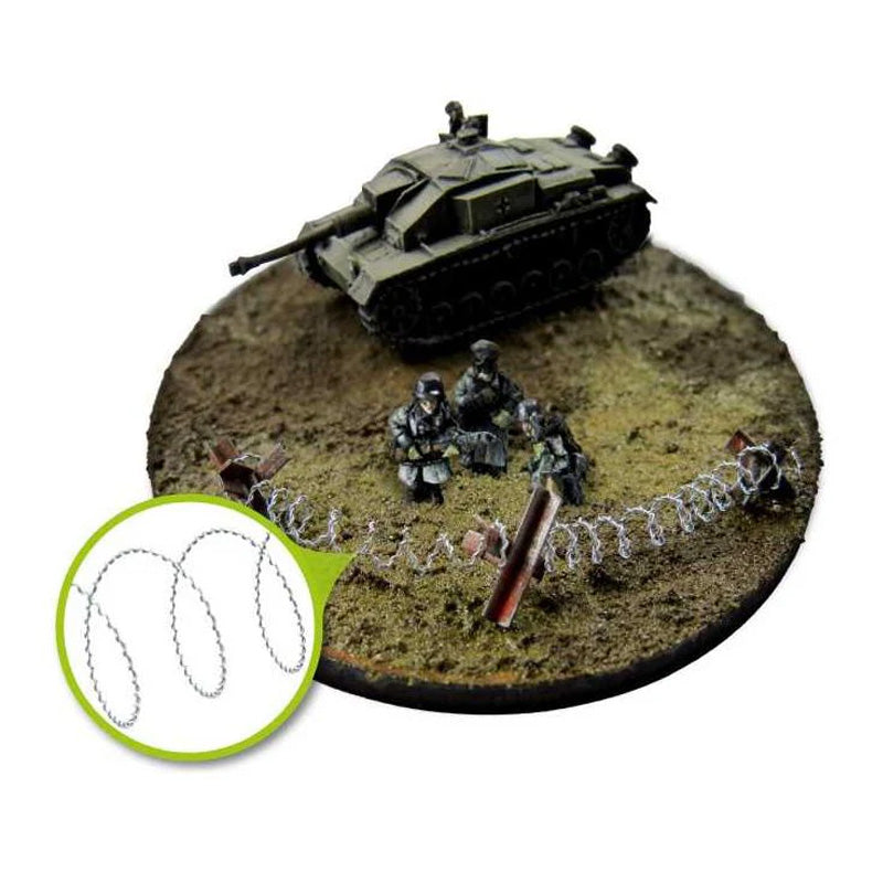 Green Stuff World Simulated Barbed Wire - 1/65-1/72 (20mm)