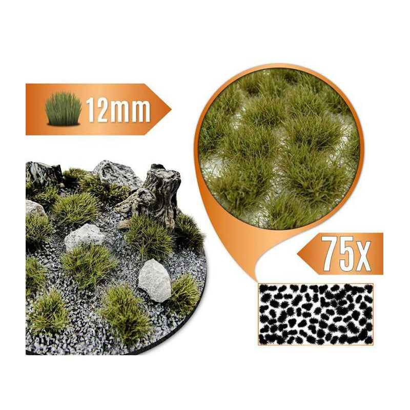 Green Stuff World Static Grass Tufts 12 mm - Dry Green