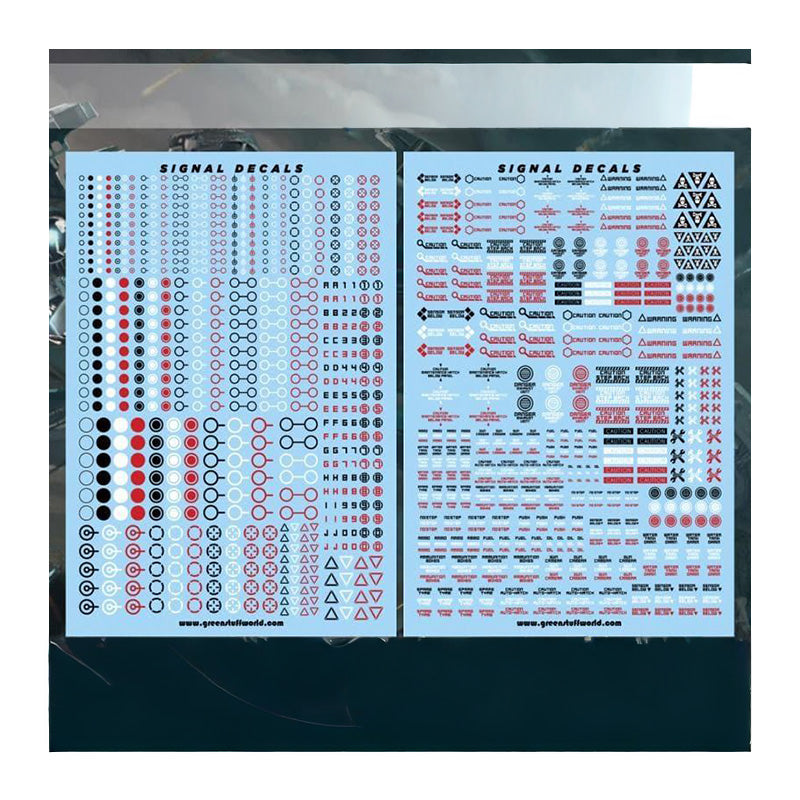Green Stuff World Waterslide Decals - Signal Decals