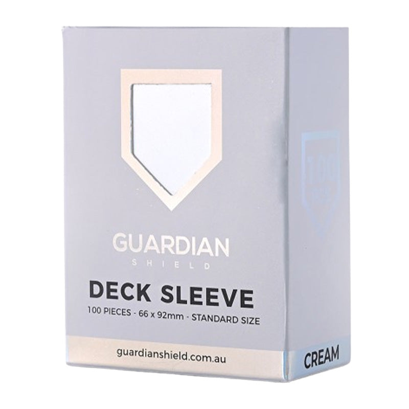 GUARDIAN SHIELD Deck Sleeves - Cream 100pk