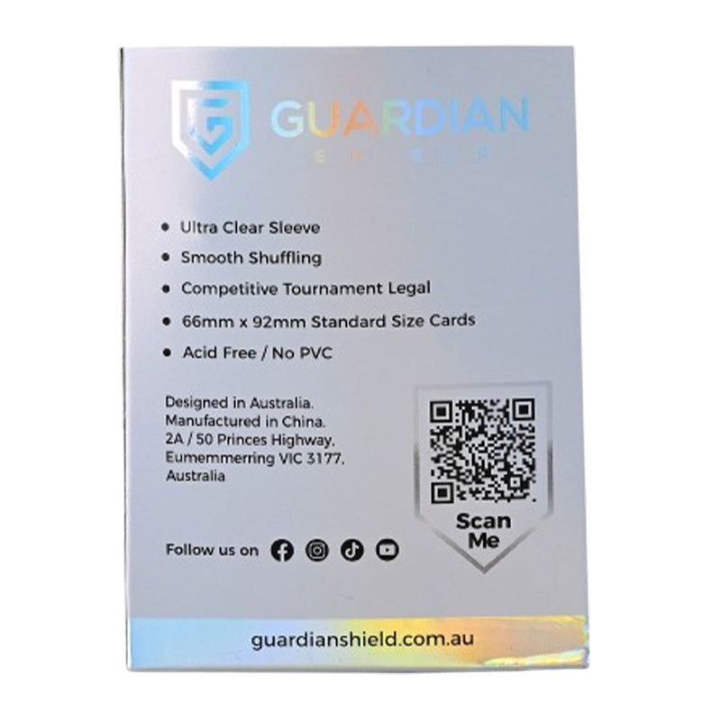 GUARDIAN SHIELD Deck Sleeves - Cream 100pk
