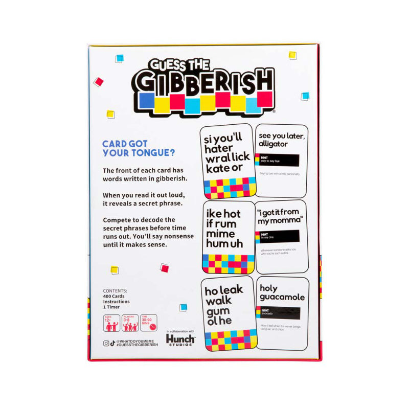 Guess The Gibberish (Incohearent Family Edition)