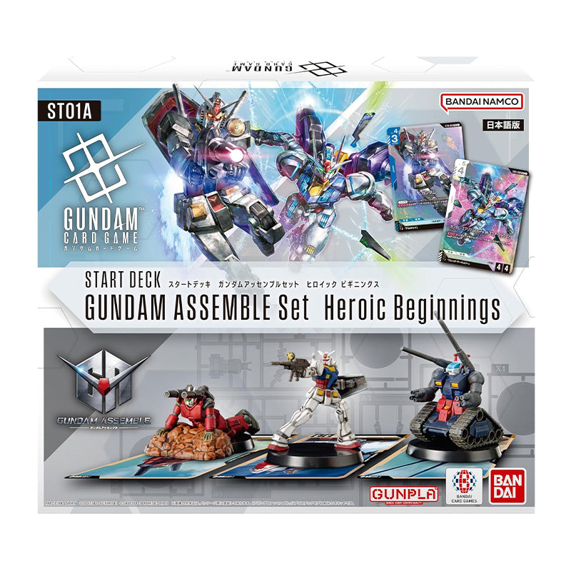 Gundam Card Game Heroic Beginnings ST01A Gundam Assemble Starter Set Japanese