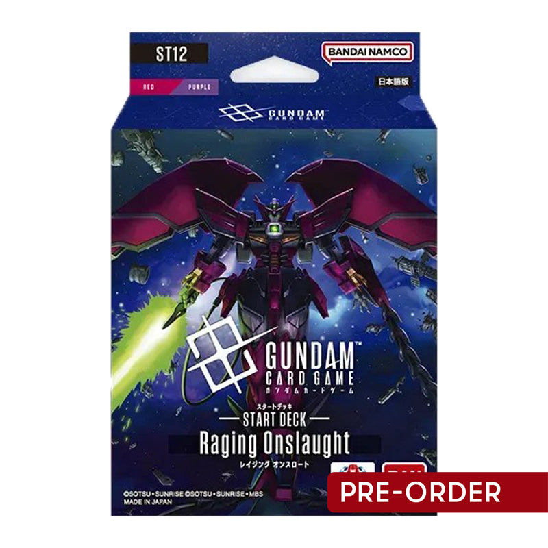 Gundam Card Game Raging Onslaught ST12 Starter Deck
