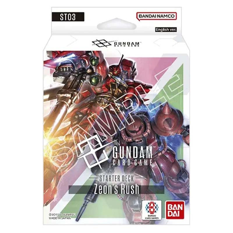 Gundam Card Game Zeon's Rush ST03 Starter Deck