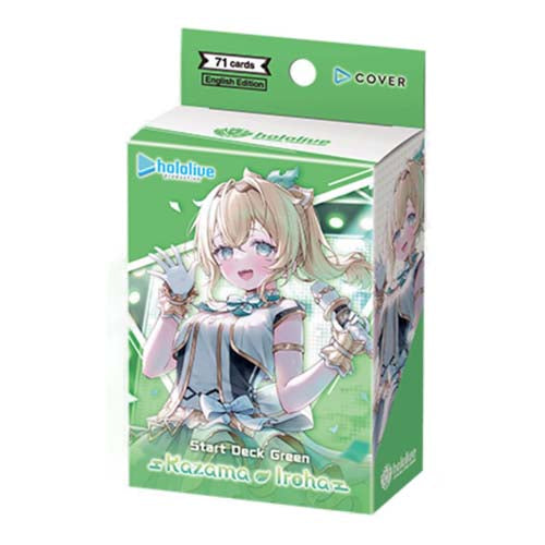 hololive OFFICIAL CARD GAME hSD06e Kazama Iroha Start Deck Green