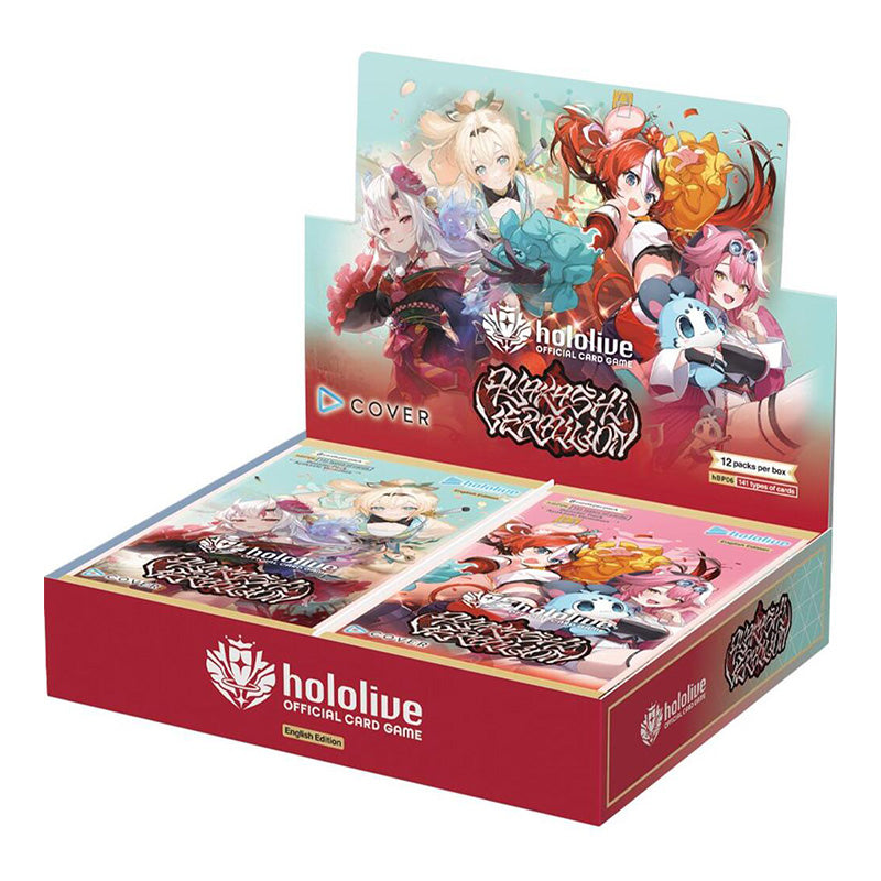 hololive OFFICIAL CARD GAME hBP06e Ayakashi Vermilion Booster Box