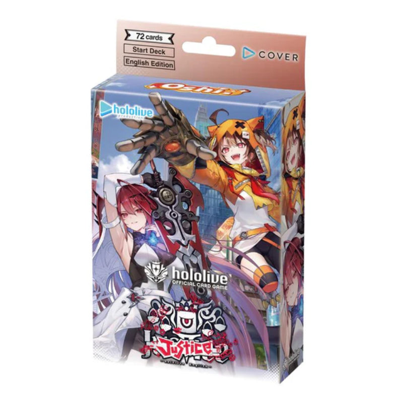 hololive OFFICIAL CARD GAME hSD13e Oshi Justice Start Deck