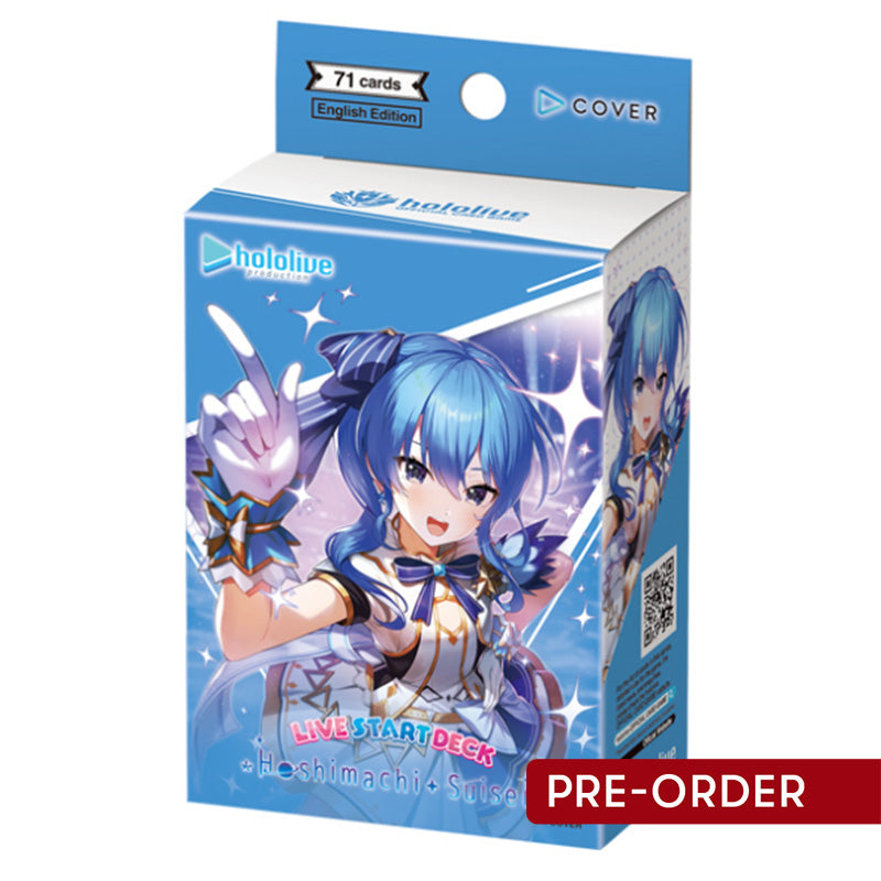 hololive OFFICIAL CARD GAME hSD17e Live Start Deck Hoshimachi Suisei Blue