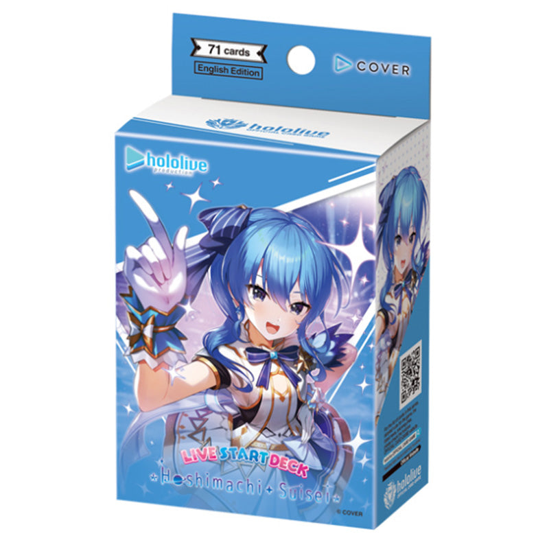 hololive OFFICIAL CARD GAME hSD17e Live Start Deck Hoshimachi Suisei Blue
