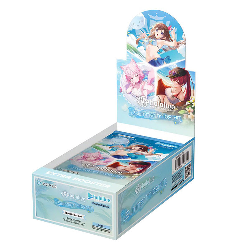 hololive OFFICIAL CARD GAME JPN hEB01 Summer hologram Extra Booster Box Japanese