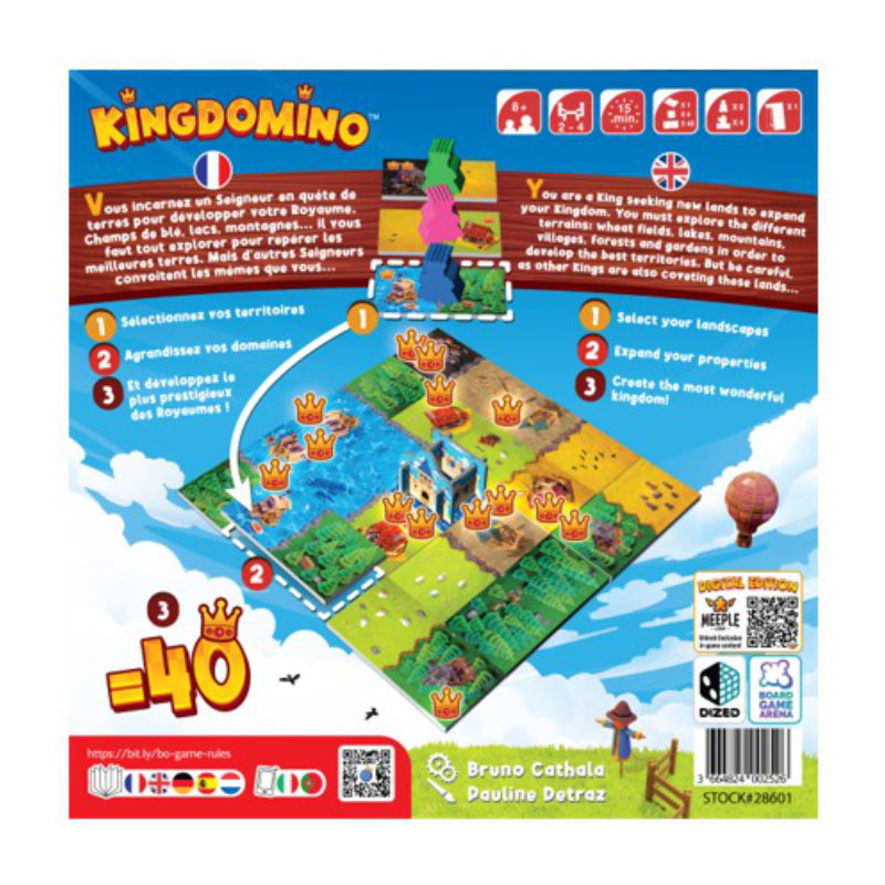 Kingdomino Board Game Spiel des Jahres Winner 2017