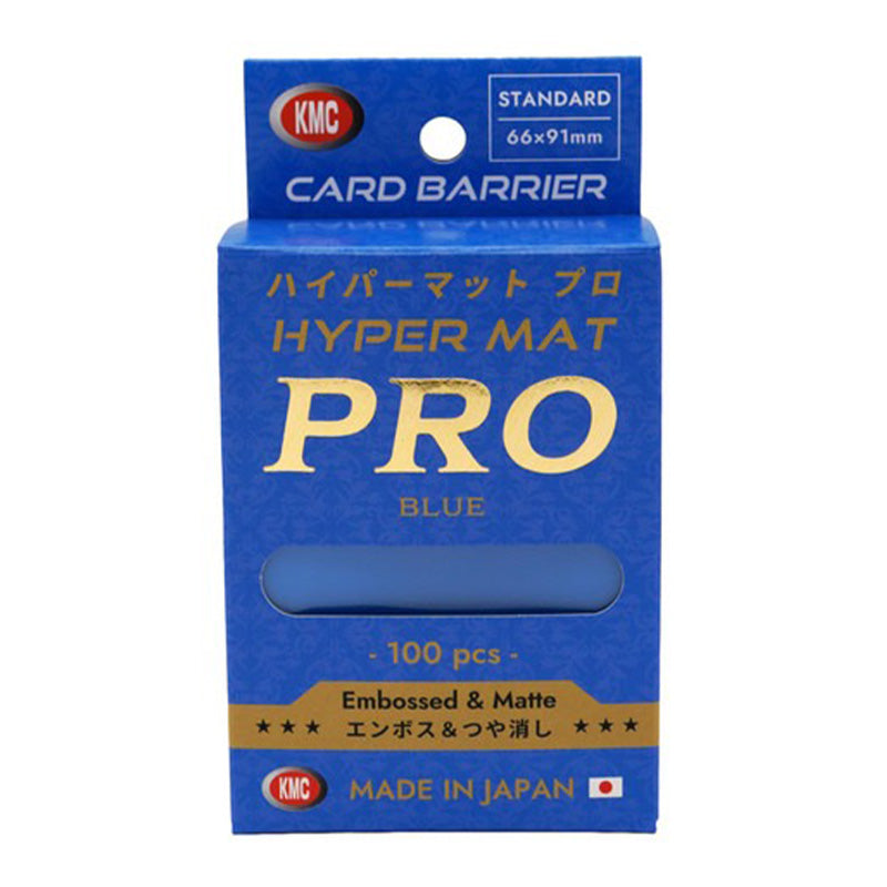 KMC 100ct Hyper MAT PRO Blue Sleeves