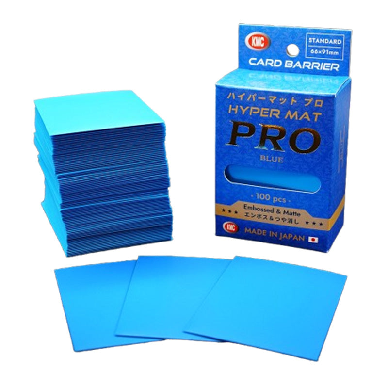 KMC Hyper MAT PRO Blue Standard Sleeves 100pcs 66 x 91 mm