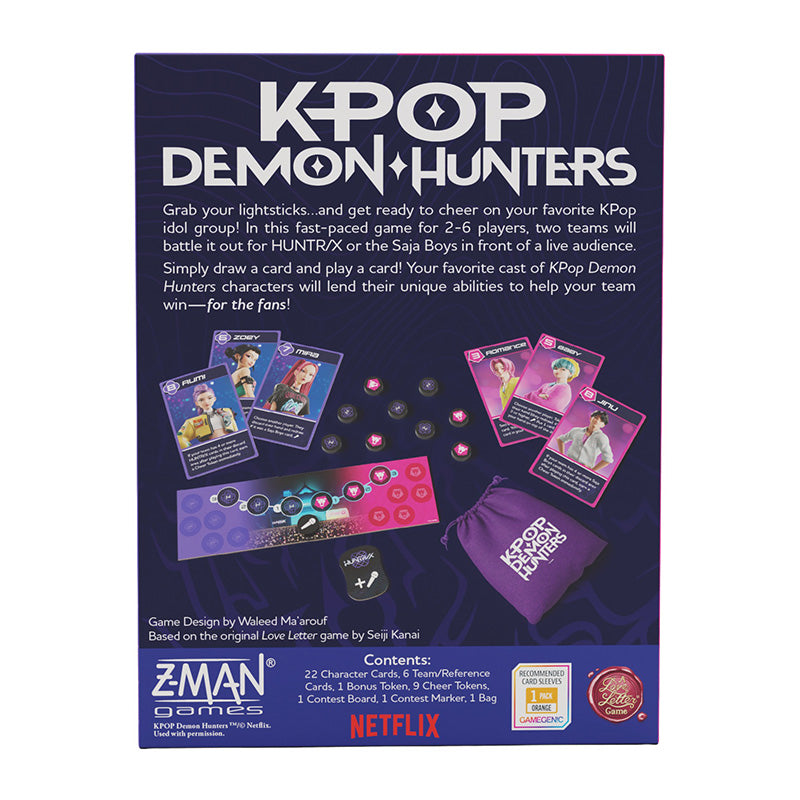 KPOP Demon Hunters Battle for the Spotlight (A Love Letter Game)