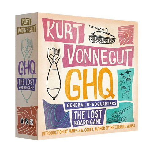 Kurt Vonnegut's GHQ General Headquarters The Lost Board Game