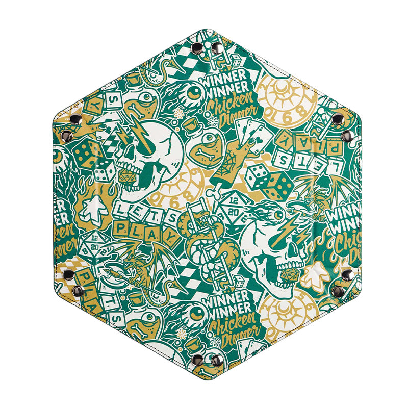 LPG Essentials Hex Dice Tray 8" - Artist Series Cara