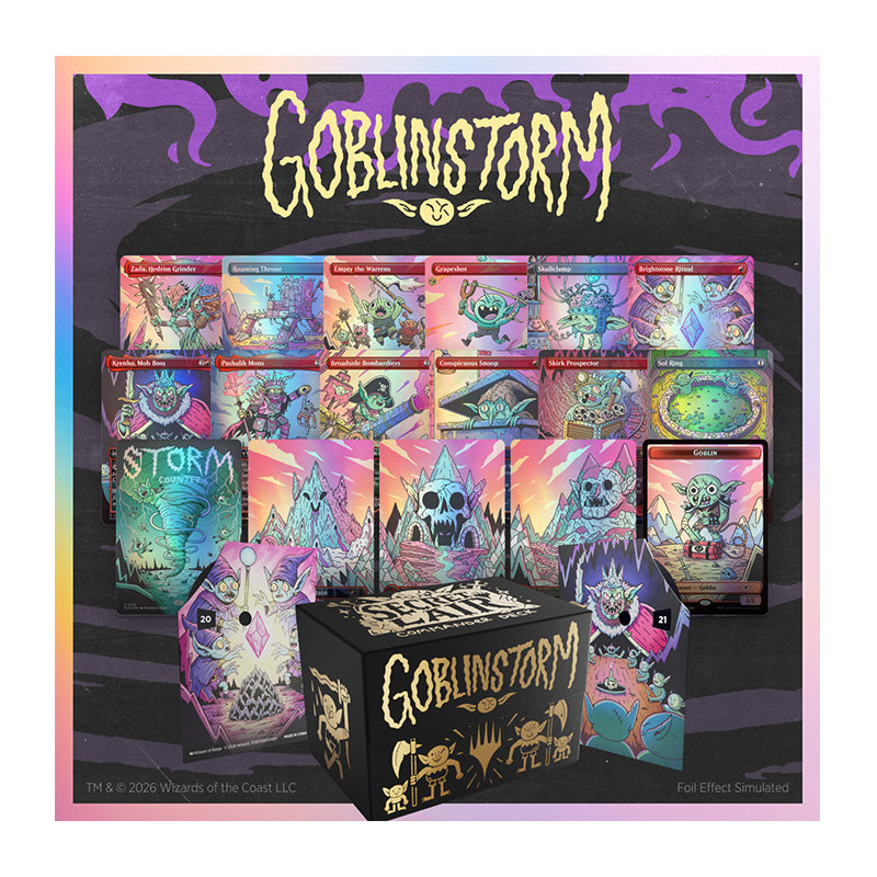 Magic Secret Lair Commander Deck Goblin Storm Foil Edition
