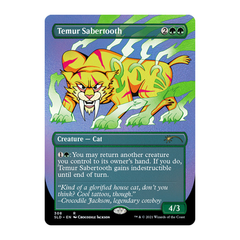Magic Secret Lair Crocodile Jackson's Monstrous Menagerie FOIL-ETCHED EDITION
