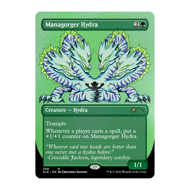 Magic Secret Lair Crocodile Jackson's Monstrous Menagerie FOIL-ETCHED EDITION