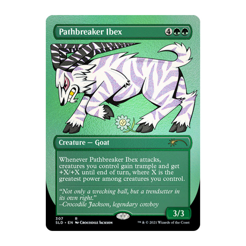 Magic Secret Lair Crocodile Jackson's Monstrous Menagerie FOIL-ETCHED EDITION