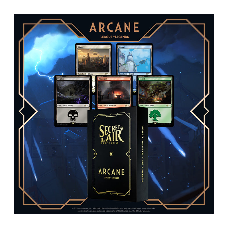 Magic Secret Lair Secret Lair x Arcane: LANDS