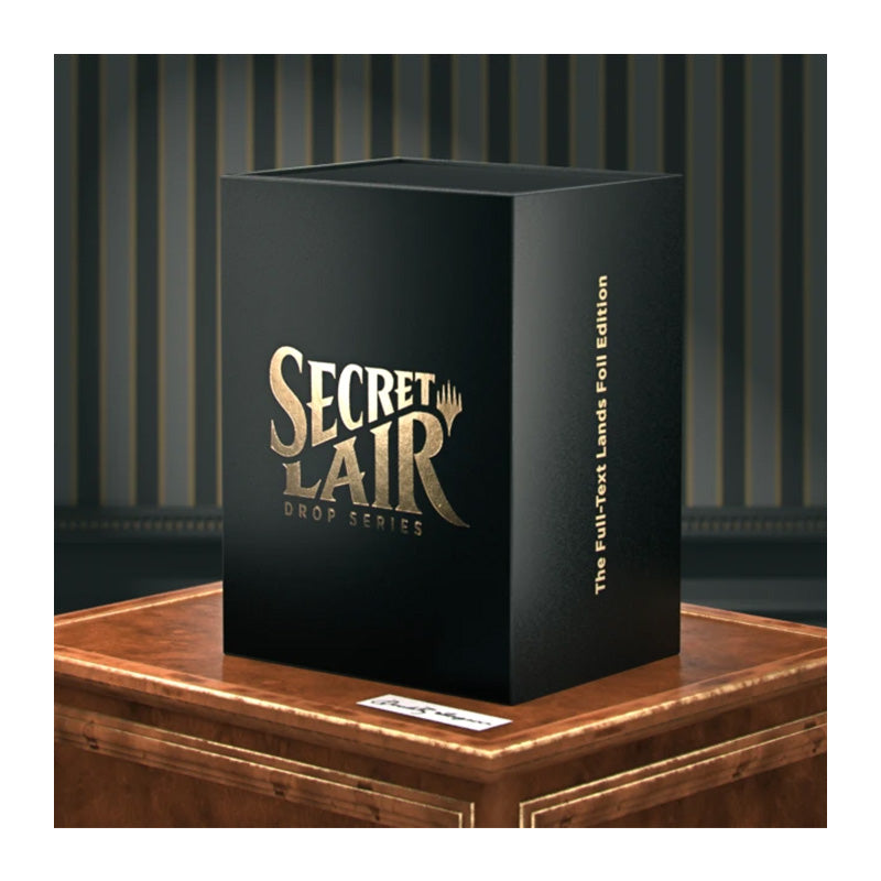 Magic Secret Lair The Full-Text Lands Foil Edition