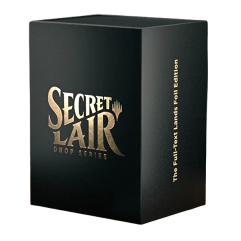 Magic Secret Lair The Full-Text Lands Foil Edition