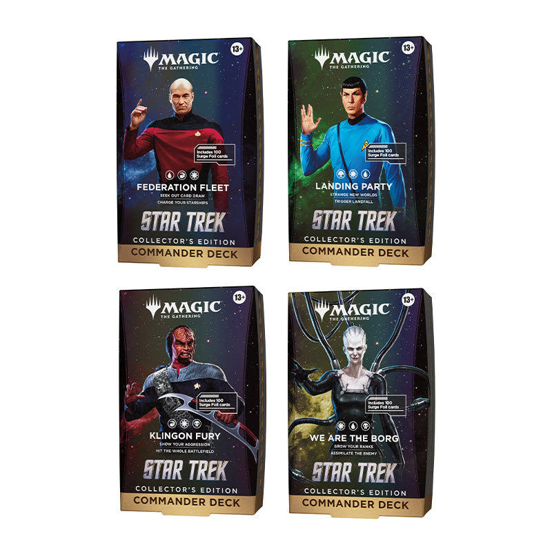 Magic Star Trek Collector Commander Deck (Set of 4)