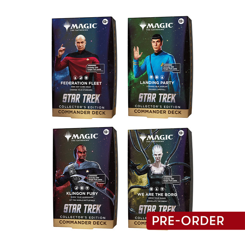 Magic Star Trek Collector Commander Deck (Set of 4)