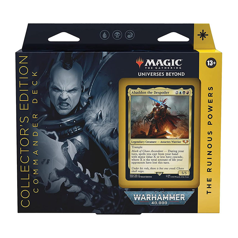 Magic Warhammer 40K Collector's Edition The Ruinous Powers Commander Deck